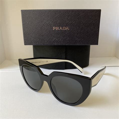 cheap prada sunnies|prada black and white sunglasses.